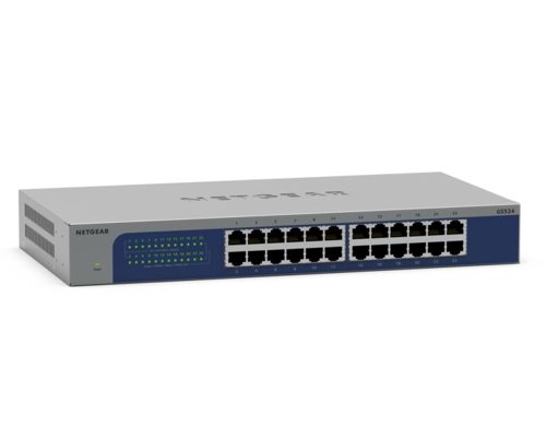 Netgear GS524 24 Port Gigabit Ethernet Unmanaged Switch Netgear GS524 24 Port Gigabit Ethernet Unmanaged Switch