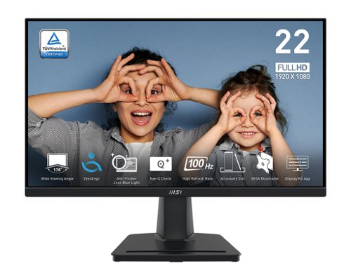 MSI PRO MP225V 21.45 Inch 1920 x 1080 Pixels Full HD VA Panel HDMI VGA Monitor MSI PRO MP225V 21.45 Inch 1920 x 1080 Pixels Full HD VA Panel HDMI VGA Monitor