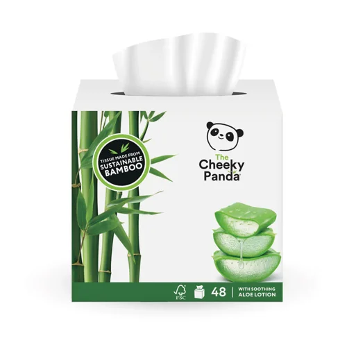 Cheeky Panda Sustainable Plastic-Free Bamboo 4ply Balsam Tissue Cube (Pack 48) - BALSCUBT4P Cheeky Panda Sustainable Plastic-Free Bamboo 4ply Balsam Tissue Cube (Pack 48) - BALSCUBT4P
