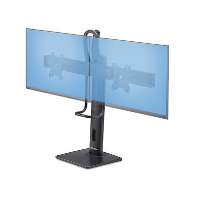 StarTech.com 27 Inch Crossbar Dual Monitor Desk Stand for Double 27 Inch Screens StarTech.com 27 Inch Crossbar Dual Monitor Desk Stand for Double 27 Inch Screens