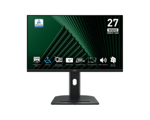 MSI Pro MP275QPG 27 Inch 2560 x 1440 Pixels Quad HD IPS Panel HDMI DisplayPort Monitor MSI Pro MP275QPG 27 Inch 2560 x 1440 Pixels Quad HD IPS Panel HDMI DisplayPort Monitor