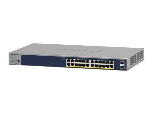 Netgear GS728TP 28 Port PoE+ Smart Switch with 4 SFP Ports Netgear GS728TP 28 Port PoE+ Smart Switch with 4 SFP Ports