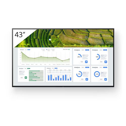 Sony FW-43BZ30L 43 Inch 3840 x 2160 Pixels 4K Ultra HD HDMI USB Pro Bravia Display Sony FW-43BZ30L 43 Inch 3840 x 2160 Pixels 4K Ultra HD HDMI USB Pro Bravia Display
