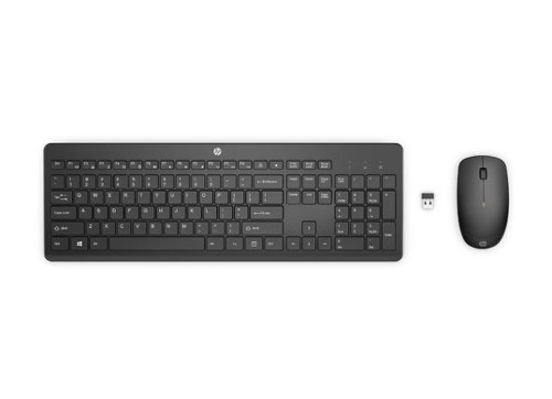 HP 235 Black Wireless Keyboard and Mouse Set HP 235 Black Wireless Keyboard and Mouse Set
