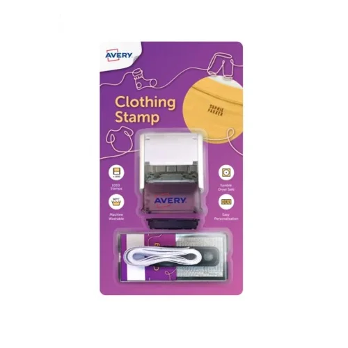 Avery Customisable Clothing Stamp Black - CSTAMP Avery Customisable Clothing Stamp Black - CSTAMP