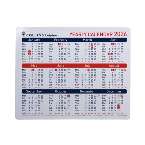 Collins Yearly Planner A4 2026 CDS1-26 - 823061 Collins Yearly Planner A4 2026 CDS1-26 - 823061