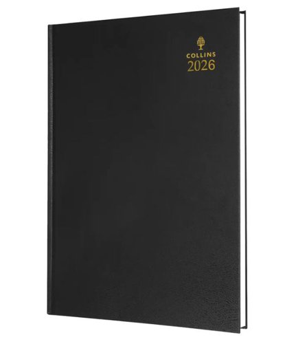 Collins 40 Desk Diary A4 Week to View 2026 Black 40.99-26 - 822179 Collins 40 Desk Diary A4 Week to View 2026 Black 40.99-26 - 822179