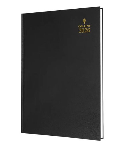 Collins 44 Desk Diary A4 Day to Page 2026 Black 44.99-26 - 822172 Collins 44 Desk Diary A4 Day to Page 2026 Black 44.99-26 - 822172