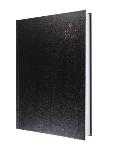 Collins 47 Desk Diary A4 2 Page Per Day 2026 Black 47.99-26 - 822171 Collins 47 Desk Diary A4 2 Page Per Day 2026 Black 47.99-26 - 822171