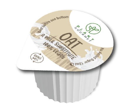 Plant Gourmet Oat Milk Jiggers (Pack 80) - 0499163 Plant Gourmet Oat Milk Jiggers (Pack 80) - 0499163