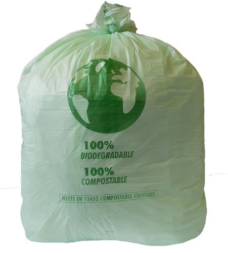 Compostable Sack 90 Litre 737x965mm (Case 200) - 0703252 Compostable Sack 90 Litre 737x965mm (Case 200) - 0703252