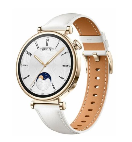 Huawei GT4 41mm 1.32 Inch AMOLED Gold with White Strap Smartwatch Huawei GT4 41mm 1.32 Inch AMOLED Gold with White Strap Smartwatch