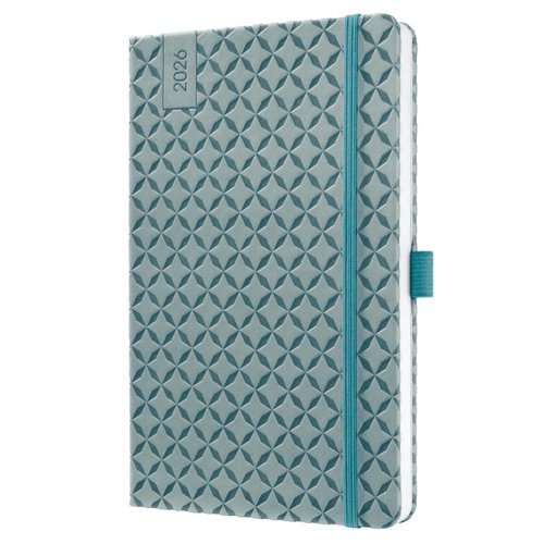 Sigel Jolie Diary 2026 A5 Week To View Ocean Blue - J6133 Sigel Jolie Diary 2026 A5 Week To View Ocean Blue - J6133