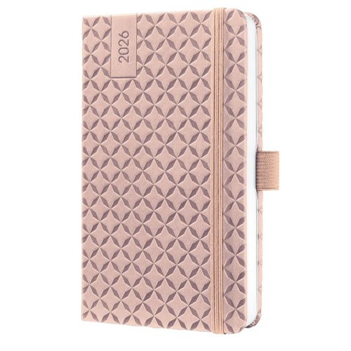 Sigel Jolie Diary 2026 A6 Hardcover Pearl Rose - J6130 Sigel Jolie Diary 2026 A6 Hardcover Pearl Rose - J6130