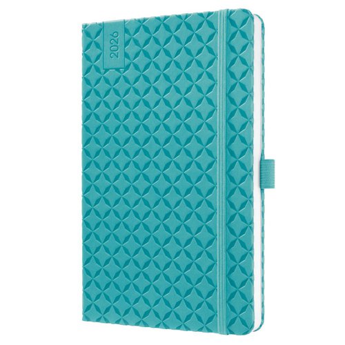 Sigel Jolie Diary 2026 A5 Week To View Aqua Green - J6103 Sigel Jolie Diary 2026 A5 Week To View Aqua Green - J6103