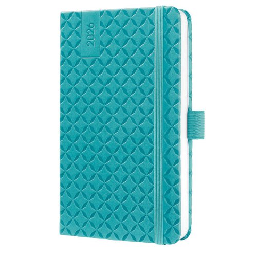 Sigel Jolie Diary 2026 A6 Week To View Aqua Green - J6102 Sigel Jolie Diary 2026 A6 Week To View Aqua Green - J6102