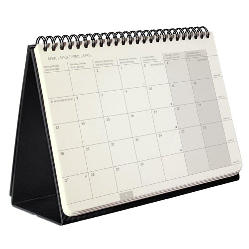Sigel Conceptum Desktop Planner 2026 Month To View 300x143x18mm Black - C2681 Sigel Conceptum Desktop Planner 2026 Month To View 300x143x18mm Black - C2681