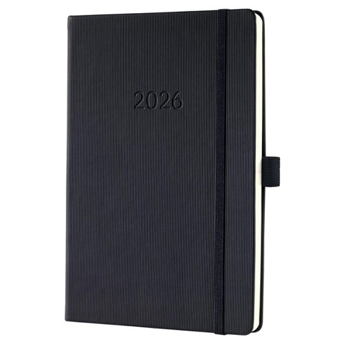 Sigel Conceptum Diary 2026 A5 Week To View Vertical Black - C2619 Sigel Conceptum Diary 2026 A5 Week To View Vertical Black - C2619