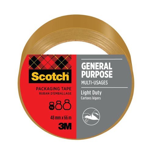 Scotch General Purpose Tape 48mm x 66m Brown (Roll) - 7100303339 Scotch General Purpose Tape 48mm x 66m Brown (Roll) - 7100303339