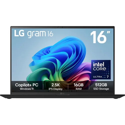 LG Gram 16 AI 16 Inch Intel Core Ultra 7 256V 16GB RAM 512GB SSD Intel Arc Graphics Windows 11 Home Notebook LG Gram 16 AI 16 Inch Intel Core Ultra 7 256V 16GB RAM 512GB SSD Intel Arc Graphics Windows 11 Home Notebook