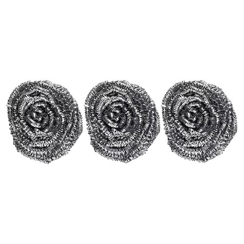 Scotch-Brite Stainless Steel Scrubber Pads (Pack 3) - 7100252213 Scotch-Brite Stainless Steel Scrubber Pads (Pack 3) - 7100252213