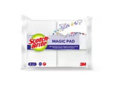 Scotch-Brite Magic Cleaning Pad White (Pack 2) - 7100303901 Scotch-Brite Magic Cleaning Pad White (Pack 2) - 7100303901