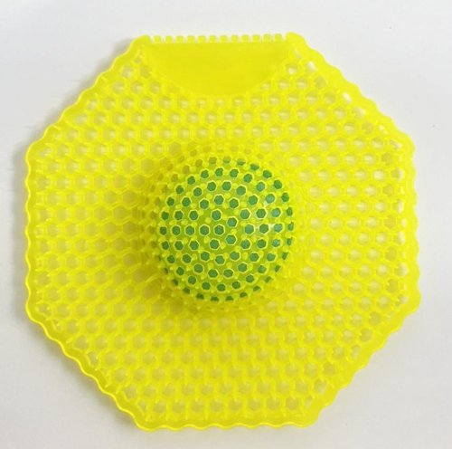 Hexagon 60 Day Urinal Screen Mat Lemon - 1009118 Hexagon 60 Day Urinal Screen Mat Lemon - 1009118