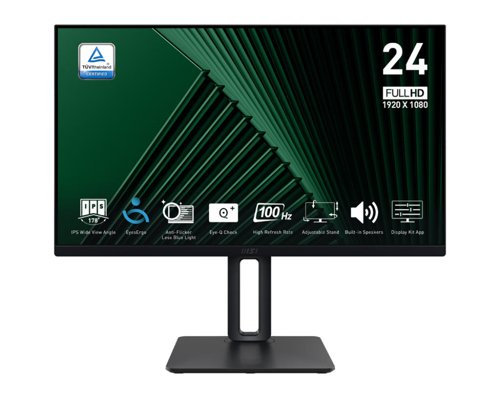 MSI Pro MP245PG 24 Inch 1920 x 1080 Pixels Full HD IPS Panel HDMI DisplayPort VGA Business Monitor MSI Pro MP245PG 24 Inch 1920 x 1080 Pixels Full HD IPS Panel HDMI DisplayPort VGA Business Monitor