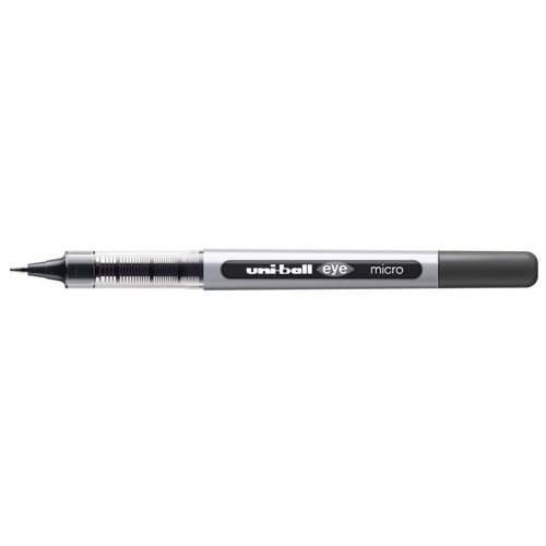 uni-ball Eye Micro UB-150 Liquid Ink Rollerball Pen 0.5mm Tip 0.3mm Line Black Eco 70% Recycled Plastic (Pack 12) - 315119000 uni-ball Eye Micro UB-150 Liquid Ink Rollerball Pen 0.5mm Tip 0.3mm Line Black Eco 70% Recycled Plastic (Pack 12) - 315119000