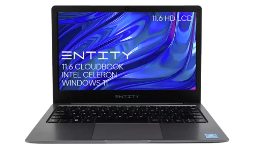 Entity Book Targa 11.6 Inch Celeron N4020 4GB 128GB SSD Laptop with Rapoo MT350 Mouse and McAfee Total Protection 5 Device Bundle Entity Book Targa 11.6 Inch Celeron N4020 4GB 128GB SSD Laptop with Rapoo MT350 Mouse and McAfee Total Protection 5 Device Bundle