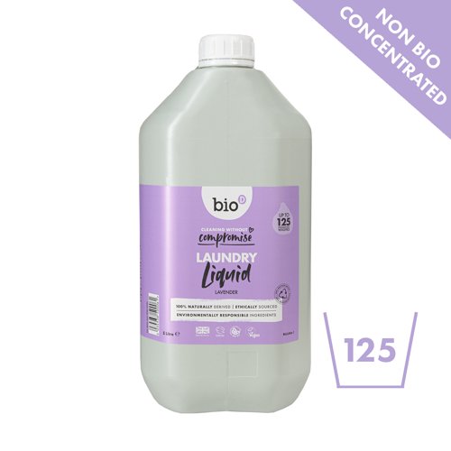 Bio D Lavender Non Bio Laundry Liquid 5 Litre - BLLL45A Bio D Lavender Non Bio Laundry Liquid 5 Litre - BLLL45A
