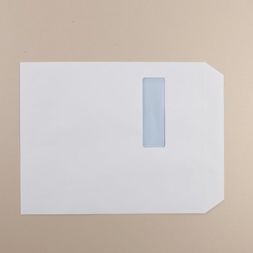 River series,Pocket,C4,229 x 324mm uncoated White, Selfseal,with adhesive flap 90g/m2,Box 250 River series,Pocket,C4,229 x 324mm uncoated White, Selfseal,with adhesive flap 90g/m2,Box 250