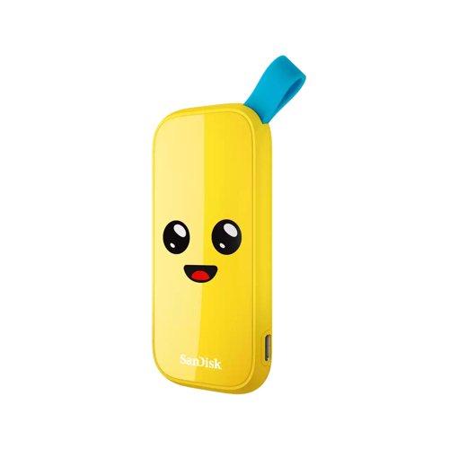 SanDisk Fortnite Peely Edition 2TB USB-C 3.2 Gen 2 Yellow External Solid State Drive SanDisk Fortnite Peely Edition 2TB USB-C 3.2 Gen 2 Yellow External Solid State Drive