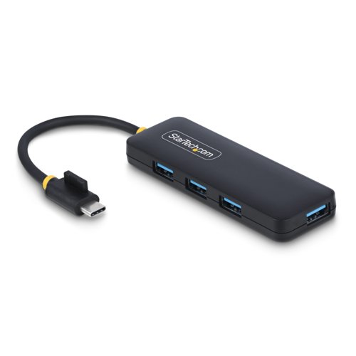 StarTech.com 4 Port USB-C Hub; USB-C to 4x USB-A; Bus Powered StarTech.com 4 Port USB-C Hub; USB-C to 4x USB-A; Bus Powered