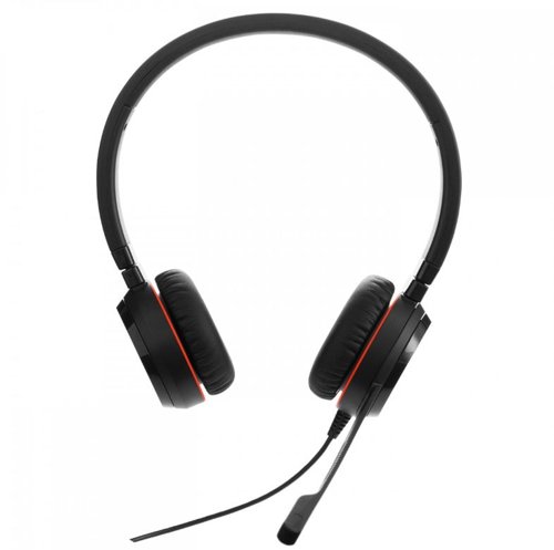 Jabra Evolve 20 SE USB-C Wired Microsoft Teams Stereo Headset with USB-C to USB-A Adapter Jabra Evolve 20 SE USB-C Wired Microsoft Teams Stereo Headset with USB-C to USB-A Adapter