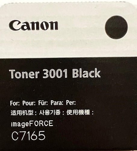 Canon 3001 Black Toner Imageforce C71XX Canon 3001 Black Toner Imageforce C71XX