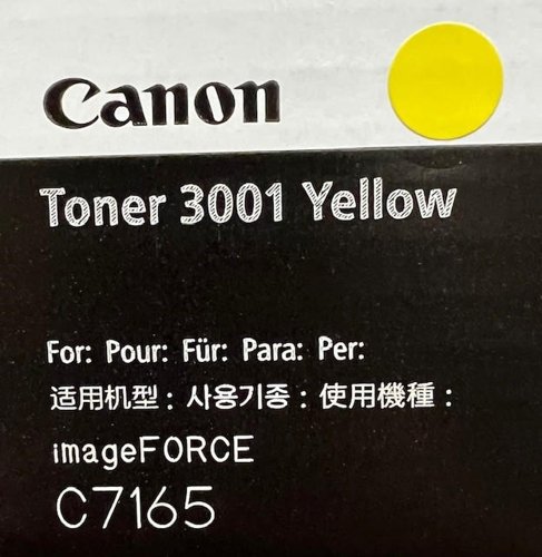 Canon 3001 Yellow Toner Imageforce C71XX Canon 3001 Yellow Toner Imageforce C71XX