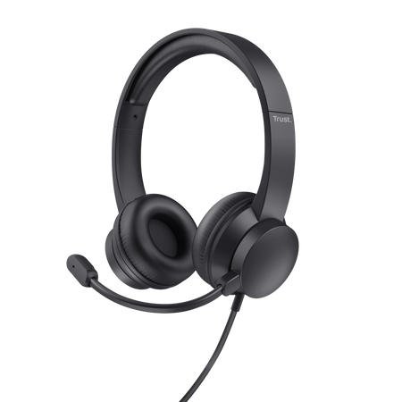 Trust Ayda Wired 3.5mm Connector Black PC Headset Trust Ayda Wired 3.5mm Connector Black PC Headset