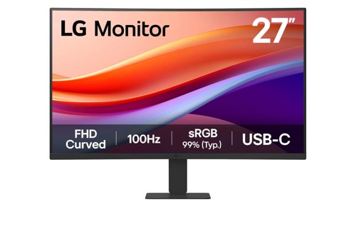 LG 27U421A-B 27 Inch 1920 x 1080 Pixels Full HD VA Panel HDMI USB-C Curved Monitor LG 27U421A-B 27 Inch 1920 x 1080 Pixels Full HD VA Panel HDMI USB-C Curved Monitor