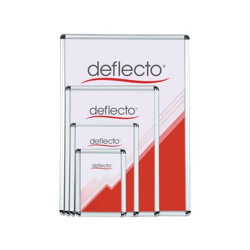 Deflecto A5 Snap Frame With Rounded Corners 25mm Silver - SFRA5S Deflecto A5 Snap Frame With Rounded Corners 25mm Silver - SFRA5S