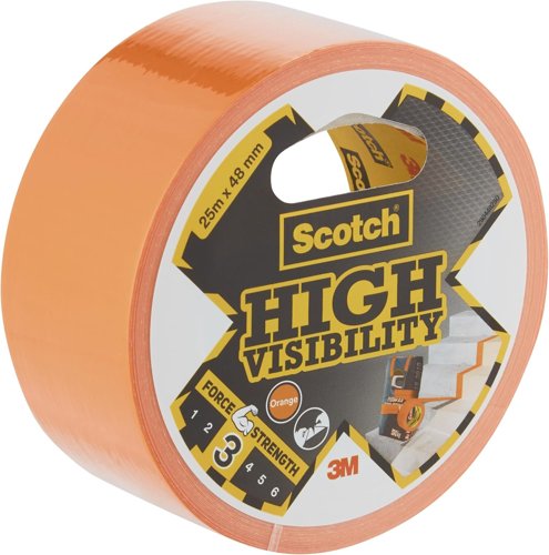 Scotch Extremium High Visibility Duct Tape Orange 48mm x 25m (Roll) - 7100205301 Scotch Extremium High Visibility Duct Tape Orange 48mm x 25m (Roll) - 7100205301