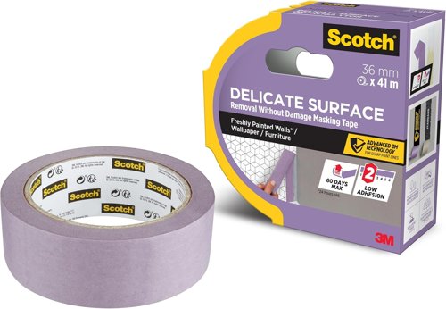 Scotch Delicate Surface Masking Tape 36mm x 41m (Roll) - 7100324511 Scotch Delicate Surface Masking Tape 36mm x 41m (Roll) - 7100324511