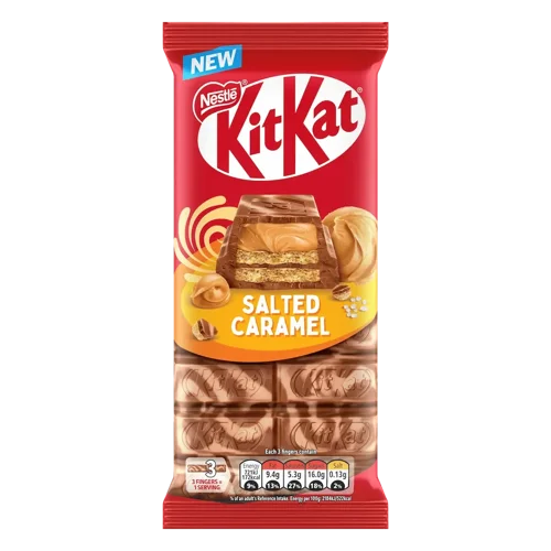 KitKat Salted Caramel Chocolate Sharing Bar (Single 99g Bar) - 12586981 KitKat Salted Caramel Chocolate Sharing Bar (Single 99g Bar) - 12586981