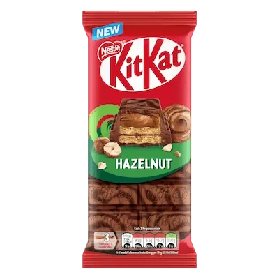 KitKat Hazelnut Chocolate Sharing Bar (Single 99g Bar) - 12586975 KitKat Hazelnut Chocolate Sharing Bar (Single 99g Bar) - 12586975