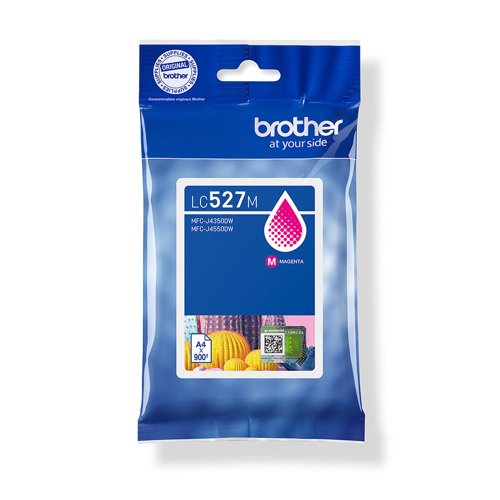 Brother Magenta Ink Cartridge 900 pages - LC527M Brother Magenta Ink Cartridge 900 pages - LC527M