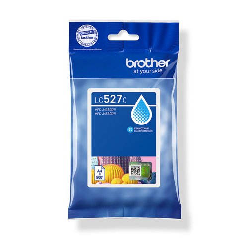 Brother Cyan Ink Cartridge 900 pages - LC527C Brother Cyan Ink Cartridge 900 pages - LC527C