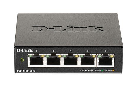 D-Link 5 Port Gigabit Smart Managed Switch D-Link 5 Port Gigabit Smart Managed Switch