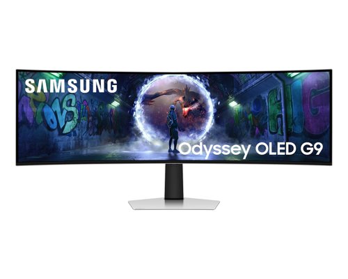 Samsung Odyssey OLED G9 49 Inch 5120 x 1440 Pixels Dual Quad HD FreeSync Premium Pro HDMI DisplayPort USB-C Monitor Samsung Odyssey OLED G9 49 Inch 5120 x 1440 Pixels Dual Quad HD FreeSync Premium Pro HDMI DisplayPort USB-C Monitor