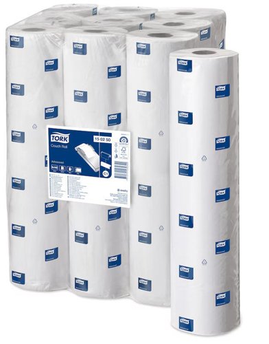 Tork Couch Hygiene Roll C1 48cm W x 56M L White (Pack 9) - 150250 Tork Couch Hygiene Roll C1 48cm W x 56M L White (Pack 9) - 150250