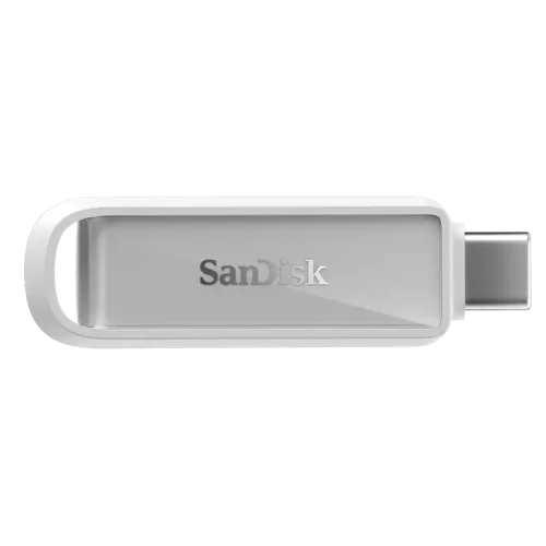 SanDisk Phone Drive 256GB USB-C Arctic White Flash Drive SanDisk Phone Drive 256GB USB-C Arctic White Flash Drive